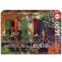 Puzzle - EDUCA - Serenata - 1500 pezzi - 85 x 60 cm - Per adulti - Tema dipinti