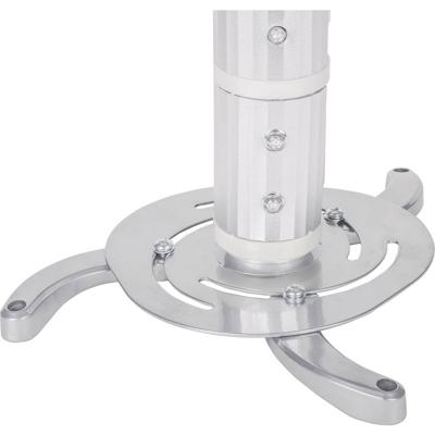 Manhattan 424820 Beamer-plafondbeugel Kantelbaar, Draaibaar Afstand vloer-plafond (max.): 106 cm Zilver