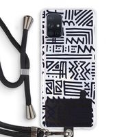 Marrakech print: Samsung Galaxy A71 Transparant Hoesje met koord