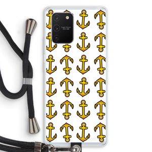 Musketon Anchor: Samsung Galaxy S10 Lite Transparant Hoesje met koord