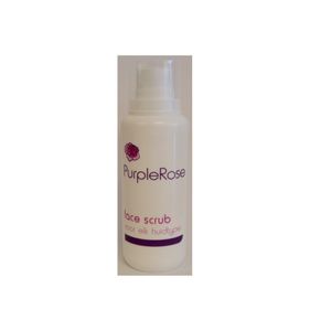 Purple rose face scrub