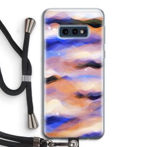 Donkere Wolken: Samsung Galaxy S10e Transparant Hoesje met koord