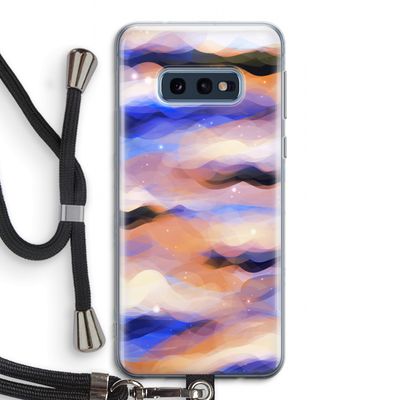 Donkere Wolken: Samsung Galaxy S10e Transparant Hoesje met koord