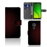 Motorola Moto G7 Power | Telefoon Hoesje | Geruit Rood