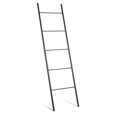 LIROdesign handdoekenrek - decoratieladder Berlijn zwart LIROdesign handdoekenrek - decoratieladder Berlijn zwart