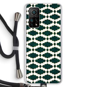 Moroccan tiles: Xiaomi Mi 10T 5G Transparant Hoesje met koord