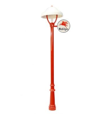 Mobilgas Benzinepomp Eiland Verlichting Deluxe - Wit
