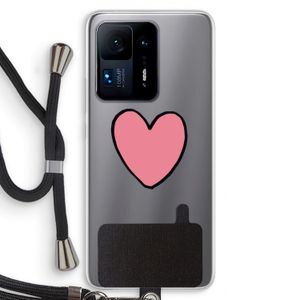 Hartje: Xiaomi Mi Mix 4 Transparant Hoesje met koord