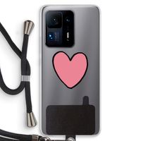Hartje: Xiaomi Mi Mix 4 Transparant Hoesje met koord