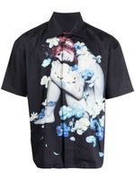 KUSIKOHC chemise à imprimé photographique - Noir