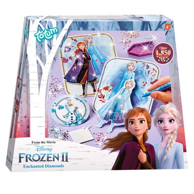 Totum disney frozen 2 - 3d kaarten met strassteentjes