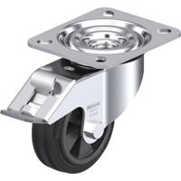 Blickle L-VPP 80G-FI Zwenkwiel met rem Wieldiameter: 80 mm Draagvermogen (max.): 50 kg 1 stuk(s)