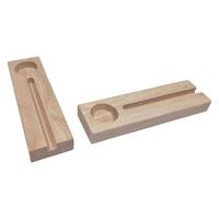 Playwood Houten tegelhouder met waxinelichthouder