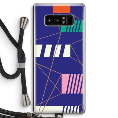 Gestalte 5: Samsung Galaxy Note 8 Transparant Hoesje met koord