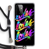 Loves: Samsung Galaxy A72 5G Transparant Hoesje met koord