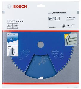 Bosch Accessoires Expert for Fibre Cement cirkelzaagblad EX FC B 260x30-6 - 1 stuk(s) - 2608644351 - 2608644351