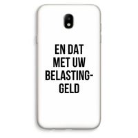 Belastinggeld: Samsung Galaxy J7 (2017) Transparant Hoesje