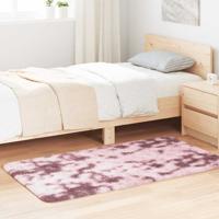 Hoogpolig vloerkleed NAVARRA 80x150 cm polyester stoffig roze
