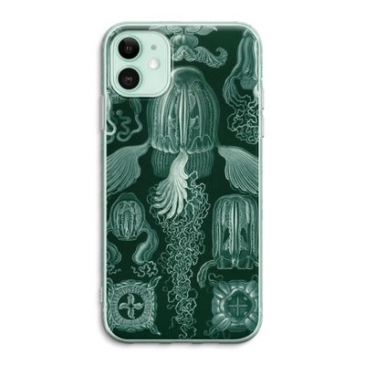Haeckel Cubomedusae: iPhone 11 Transparant Hoesje