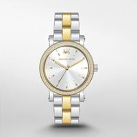 Horlogeband Michael Kors MK7348 Roestvrij staal (RVS) Bi-Color 18mm