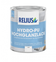 relius hydro-pu hochglanzlack wit 0.75 ltr