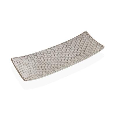 Tafeldecoratie Versa Wit 13 x 3 x 34 cm