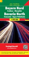 Wegenkaart - landkaart 2 Beieren Noord- Bayern nord | Freytag & Berndt
