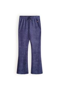 NoBell Meisjes flair broek velvet rib - Sady - Ensign blauw