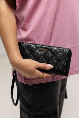 Guess Laurel SLG Tas Dames Zwart - Maat One Size - Kleur: Zwart | Soccerfanshop