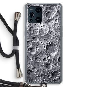 Maanlandschap: Oppo Find X3 Transparant Hoesje met koord