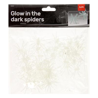 Folat BV Glow in the dark spinnen, 50st.