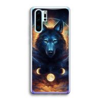 Wolf Dreamcatcher: Huawei P30 Pro Transparant Hoesje