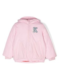 Kenzo Kids veste imprimée à capuche - Rose