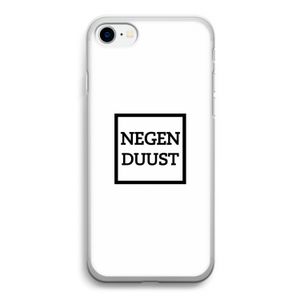 Negenduust vierkant: iPhone SE 2020 Transparant Hoesje