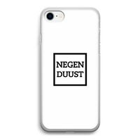 Negenduust vierkant: iPhone SE 2020 Transparant Hoesje