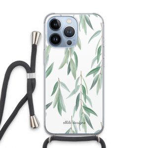 Branch up your life: iPhone 13 Pro Transparant Hoesje met koord