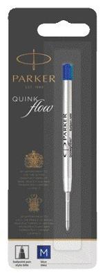Balpenvulling parker quinkflow m blauw | 12 stuks