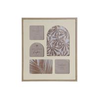 Fotolijsten Home ESPRIT Beige Kristal Hout MDF Scandinavisch 34 X 2 X 39 cm