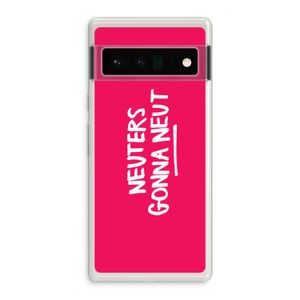 Neuters (roze): Google Pixel 6 Pro Transparant Hoesje