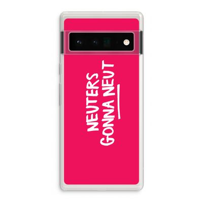 Neuters (roze): Google Pixel 6 Pro Transparant Hoesje