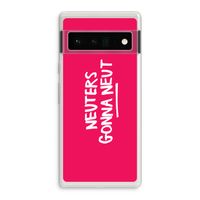 Neuters (roze): Google Pixel 6 Pro Transparant Hoesje