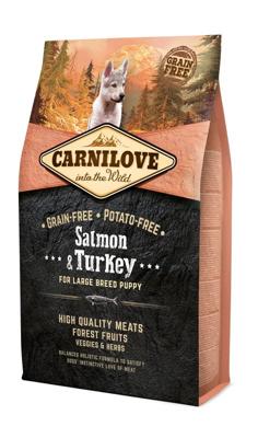CARNILOVE Puppy Salmon and turkey Large breeds - droog hondenvoer - 4kg