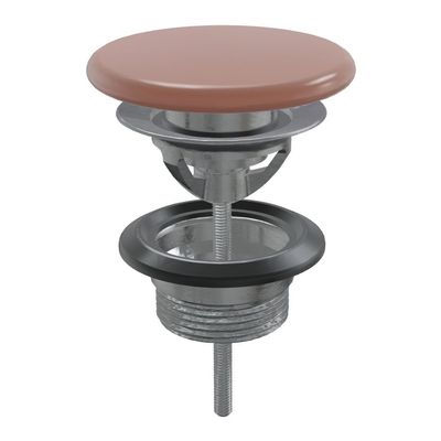 Afvoerplug Xenz Rosa | 5/4" | Click waste | Keramiek | Rond | Rose