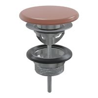 Afvoerplug Xenz Rosa | 5/4" | Click waste | Keramiek | Rond | Rose