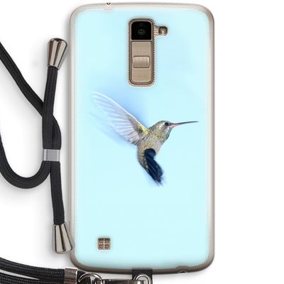 Kolibri: LG K10 (2016) Transparant Hoesje met koord