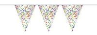 Doorzichtige Vlaggenlijn Confetti (10m) - thumbnail