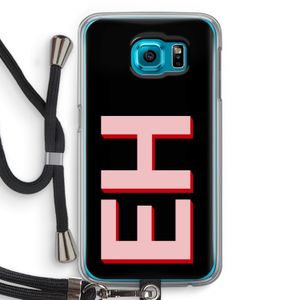 Monogram: Samsung Galaxy S6 Transparant Hoesje met koord