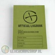Logboek Groen Geocaching, 115x80mm, 100 pag.