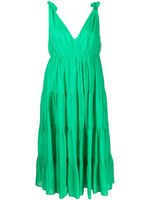 Merlette robe ajustable à bretelles nouées - Vert