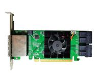 Highpoint SSD7184 RAID controller PCI Express x8 8 Gbit/s - thumbnail